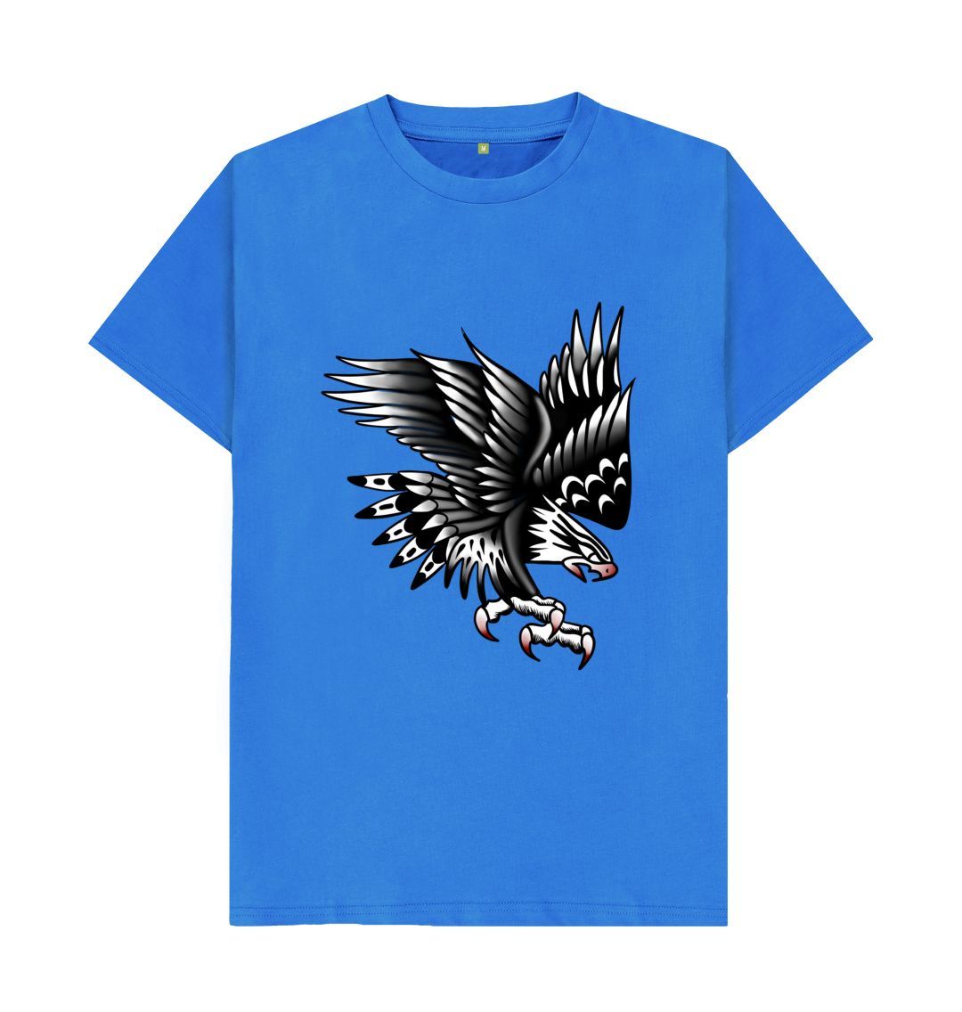 Bright Blue Hunting Eagle Tee