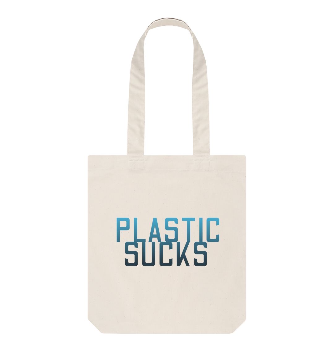 Natural Plastic Sucks Tote