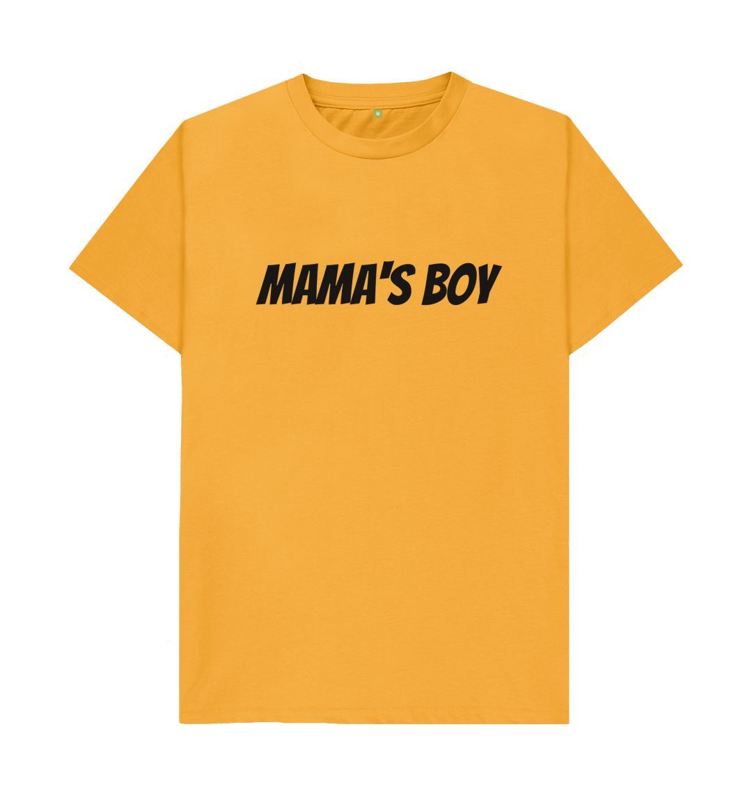 Mustard Mama's Boy Men's Tee