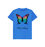 Bright Blue Butterfly Fly Away Tee