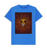 Bright Blue Flame Lion