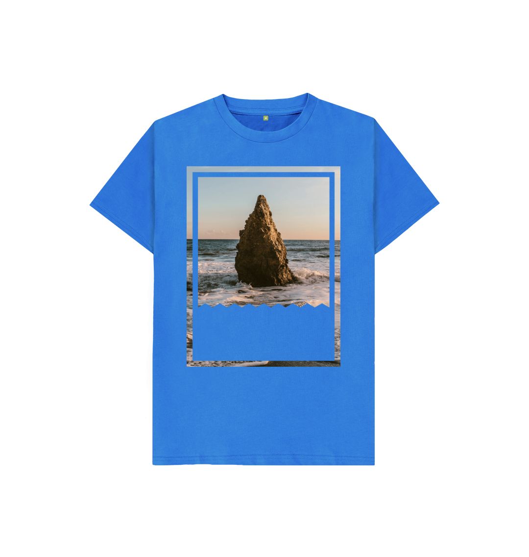 Bright Blue Rock In The Sea Tee