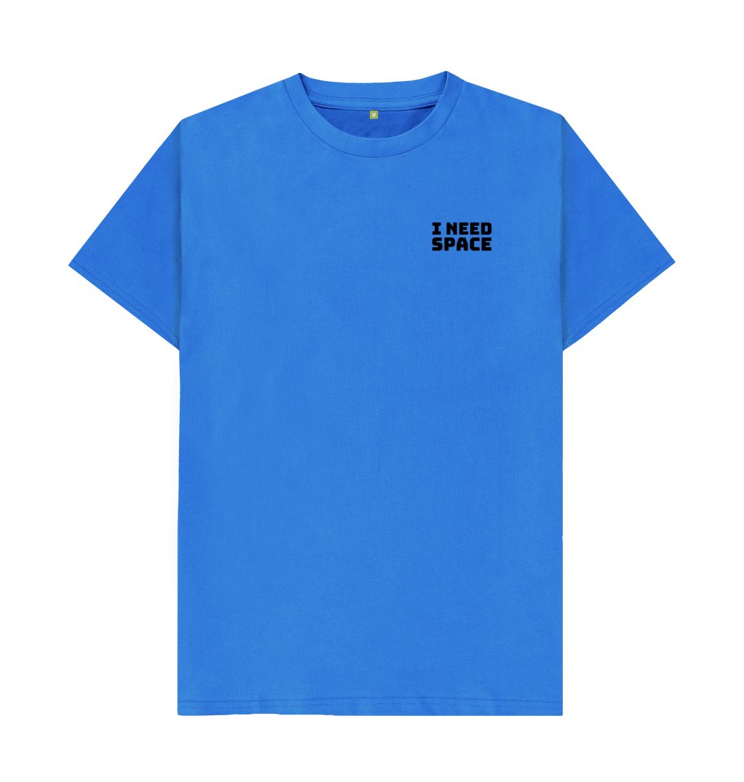 Bright Blue I Need Space Tee