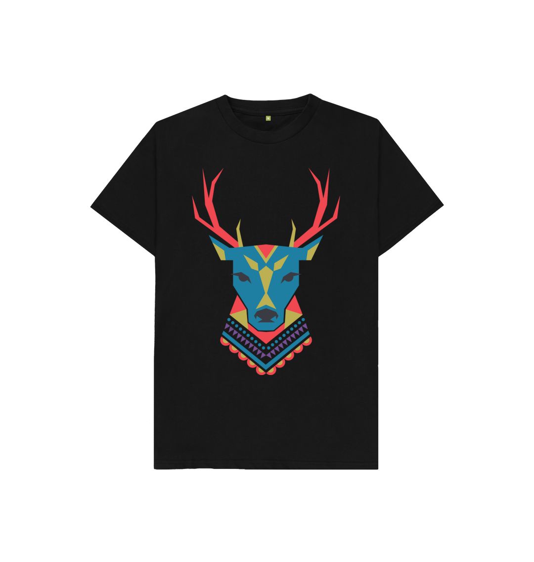 Black Pretty Deer Tee