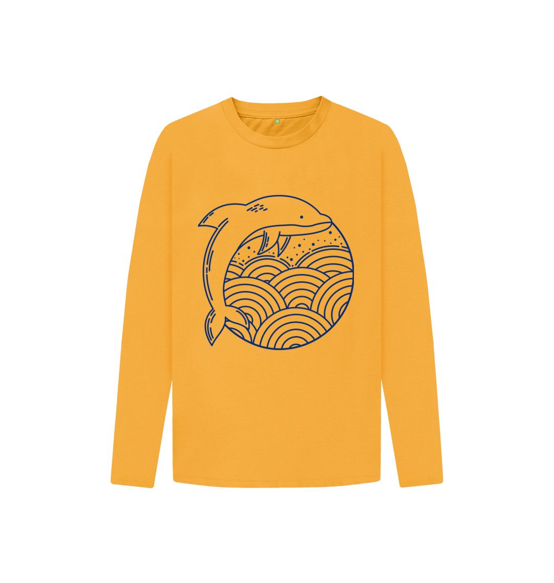 Mustard Dolphin Long Sleeve Tee