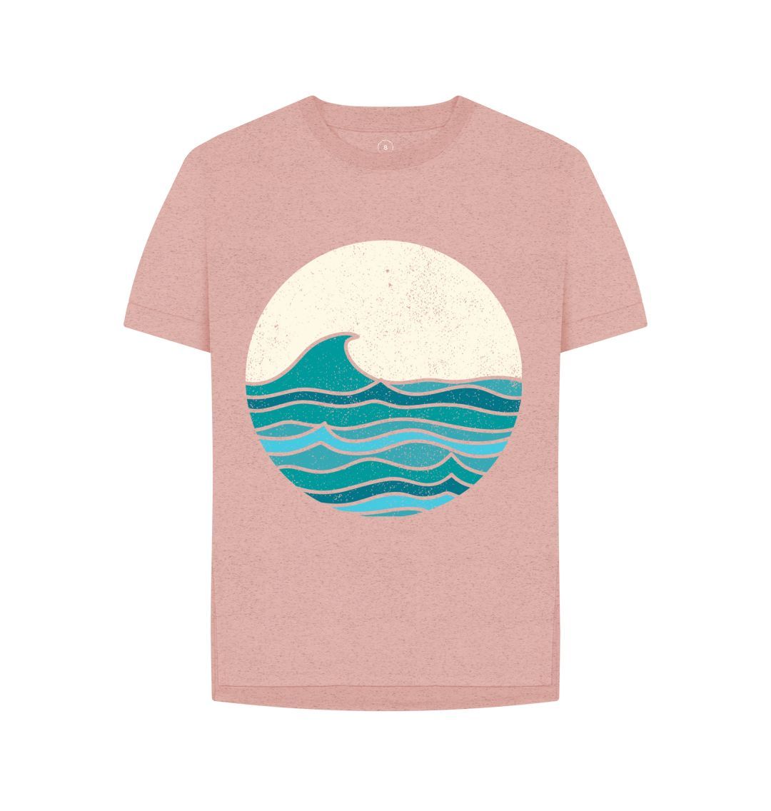 Sunset Pink Remill Relaxed Ocean Tee