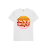 White Happy Days Tee