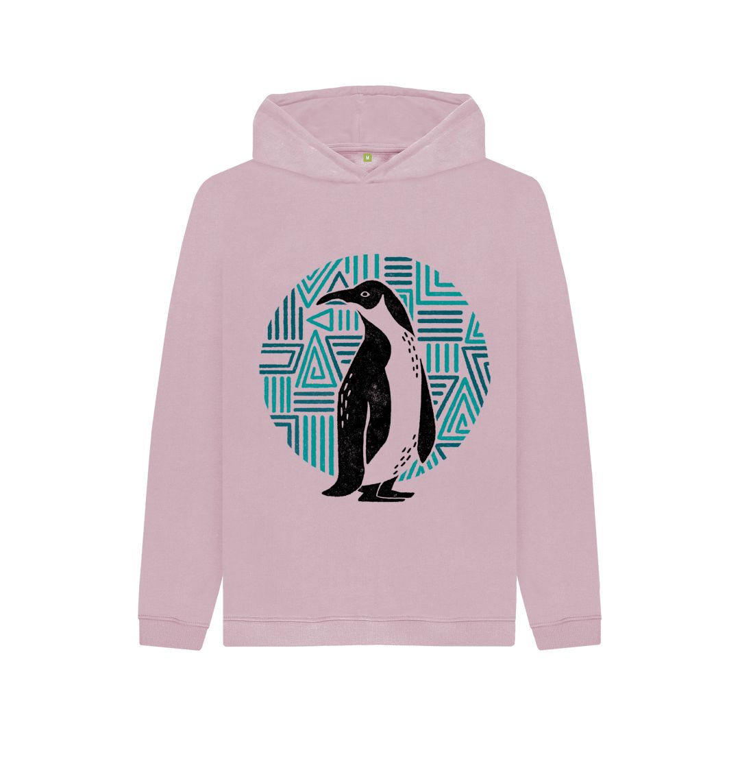 Mauve Penguin Hoody