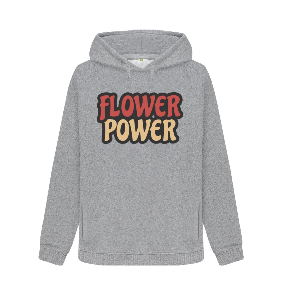 Light Heather Flower Power Pullover Hoody