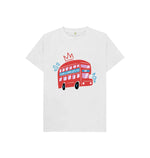 White Kids Red Bus Tee