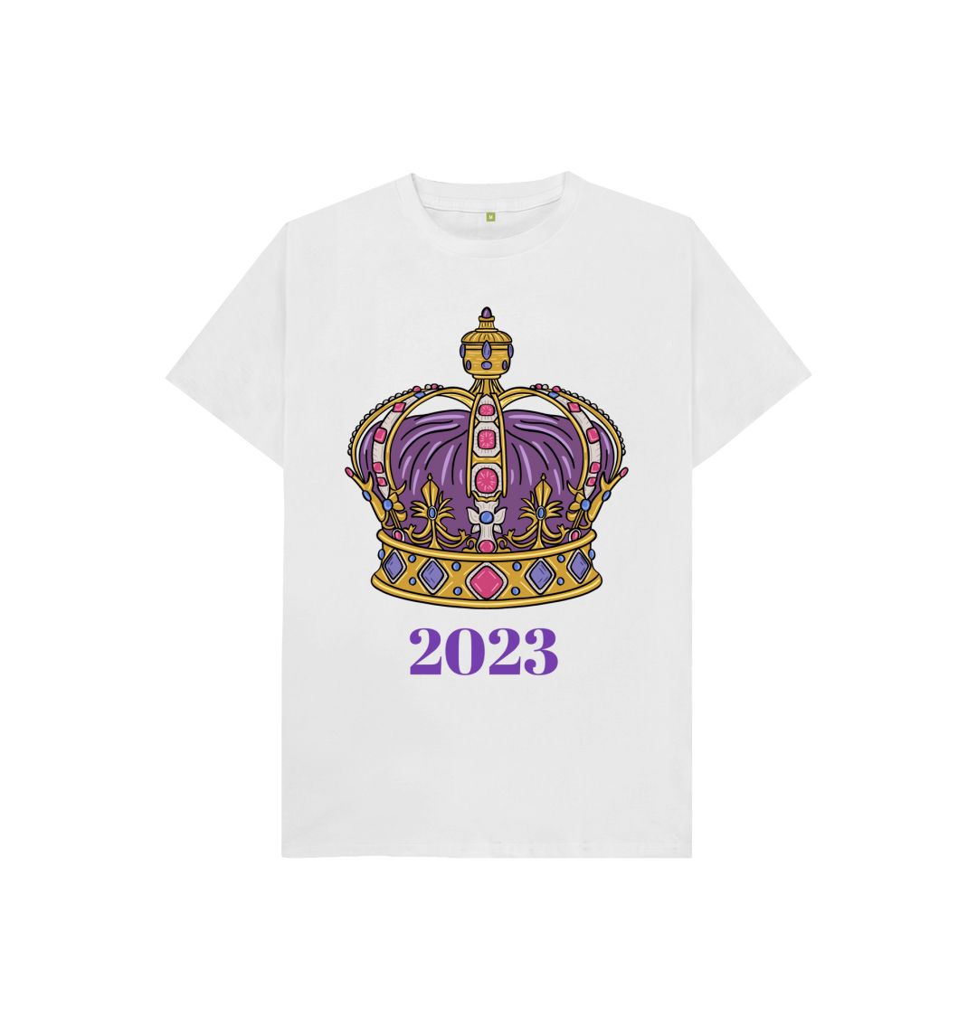 White Kids King's Coronation Tee