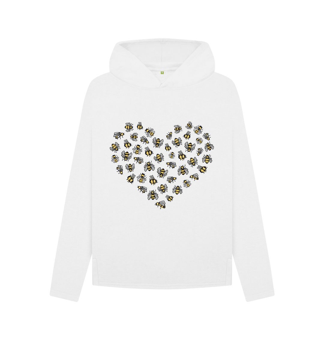 White Bee Love Hoody