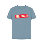 Stone Blue Women's Mama Tee