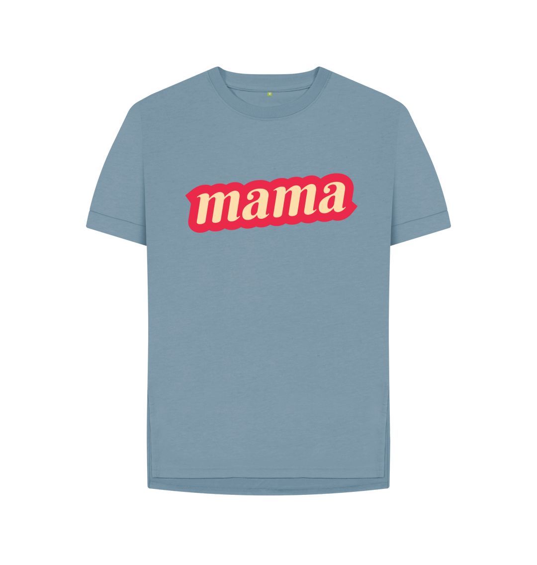 Stone Blue Women's Mama Tee