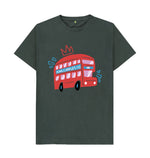 Dark Grey Men's King's Bus Tee