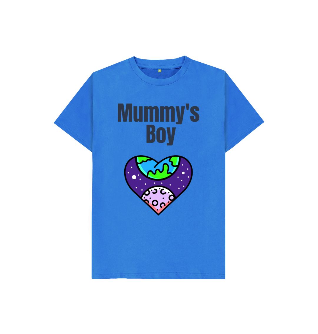 Bright Blue Kids Mummy's Boy Tee