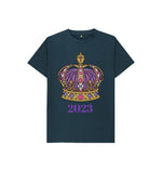 Denim Blue Kids King's Coronation Tee