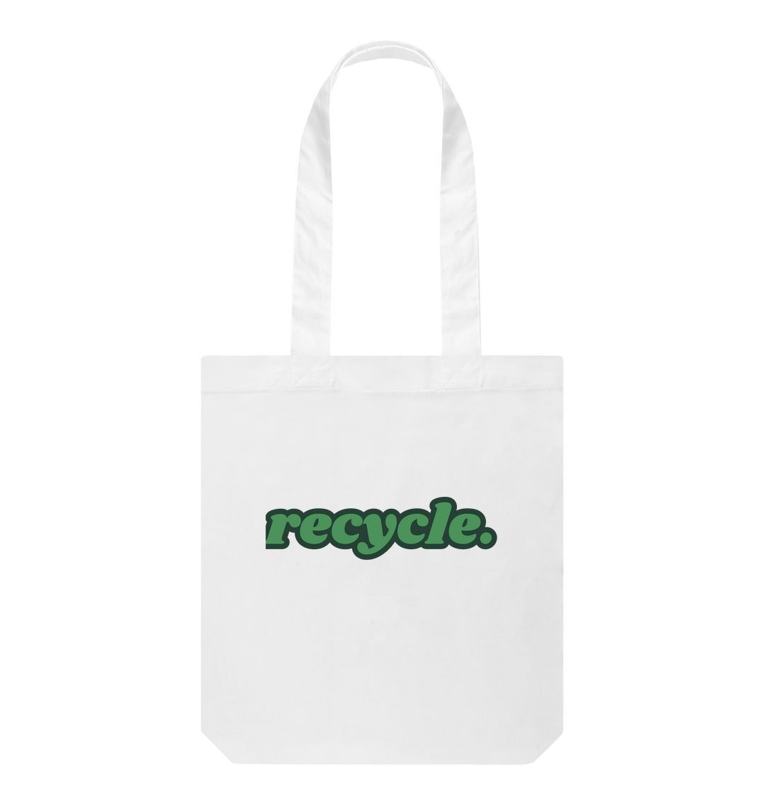 White Recycle Tote