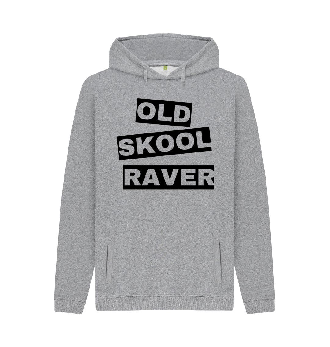 Light Heather Old School Raver Hoody