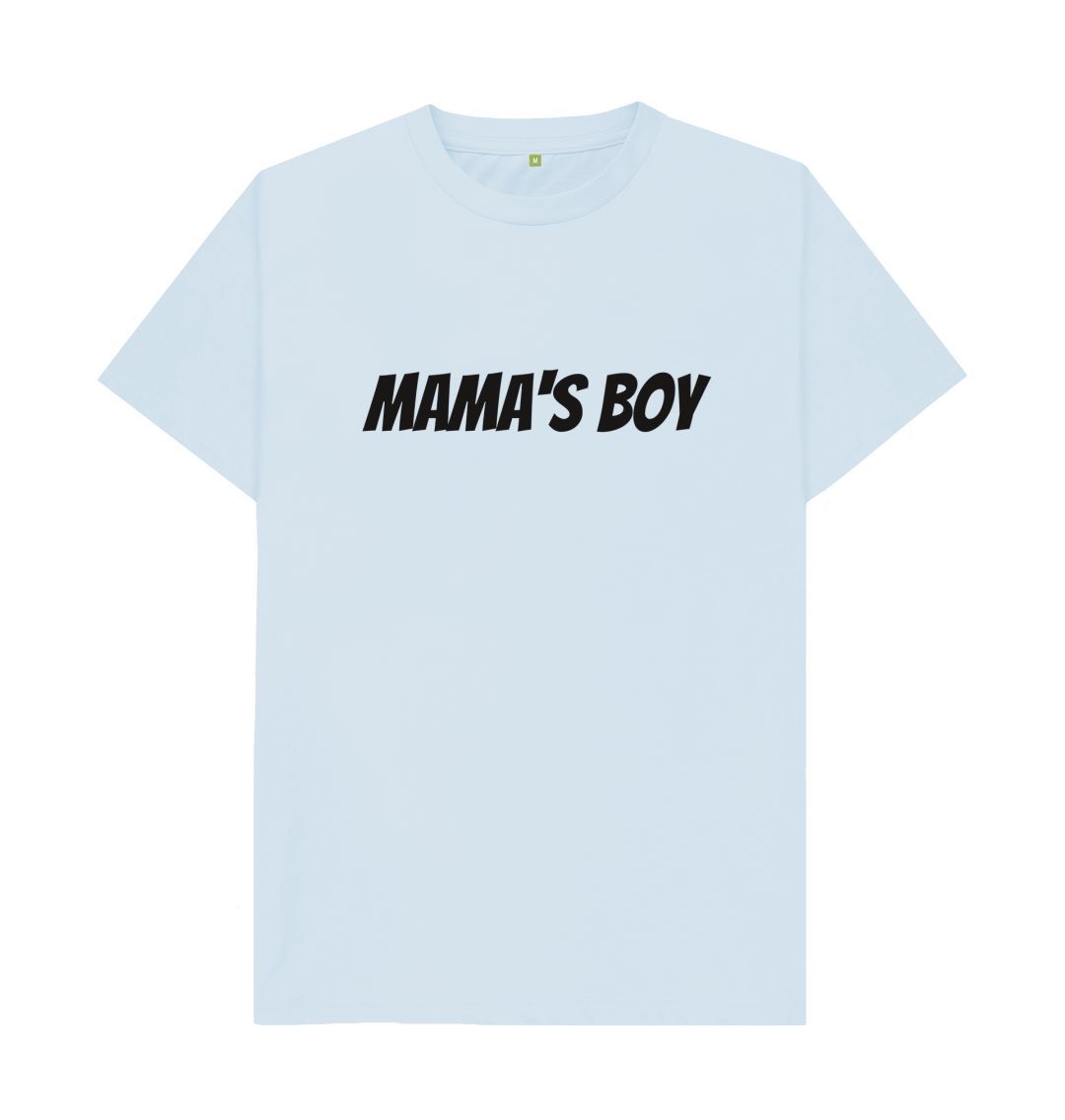 Sky Blue Mama's Boy Men's Tee