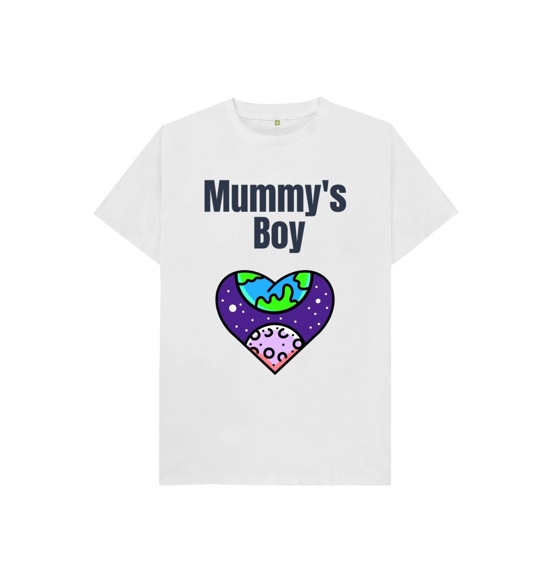 White Kids Mummy's Boy Tee