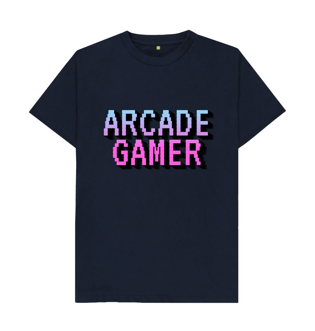 Navy Blue Arcade Gamer Tee