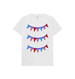 White Kids Royal Bunting Tee