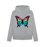 Athletic Grey Butterfly Hoody