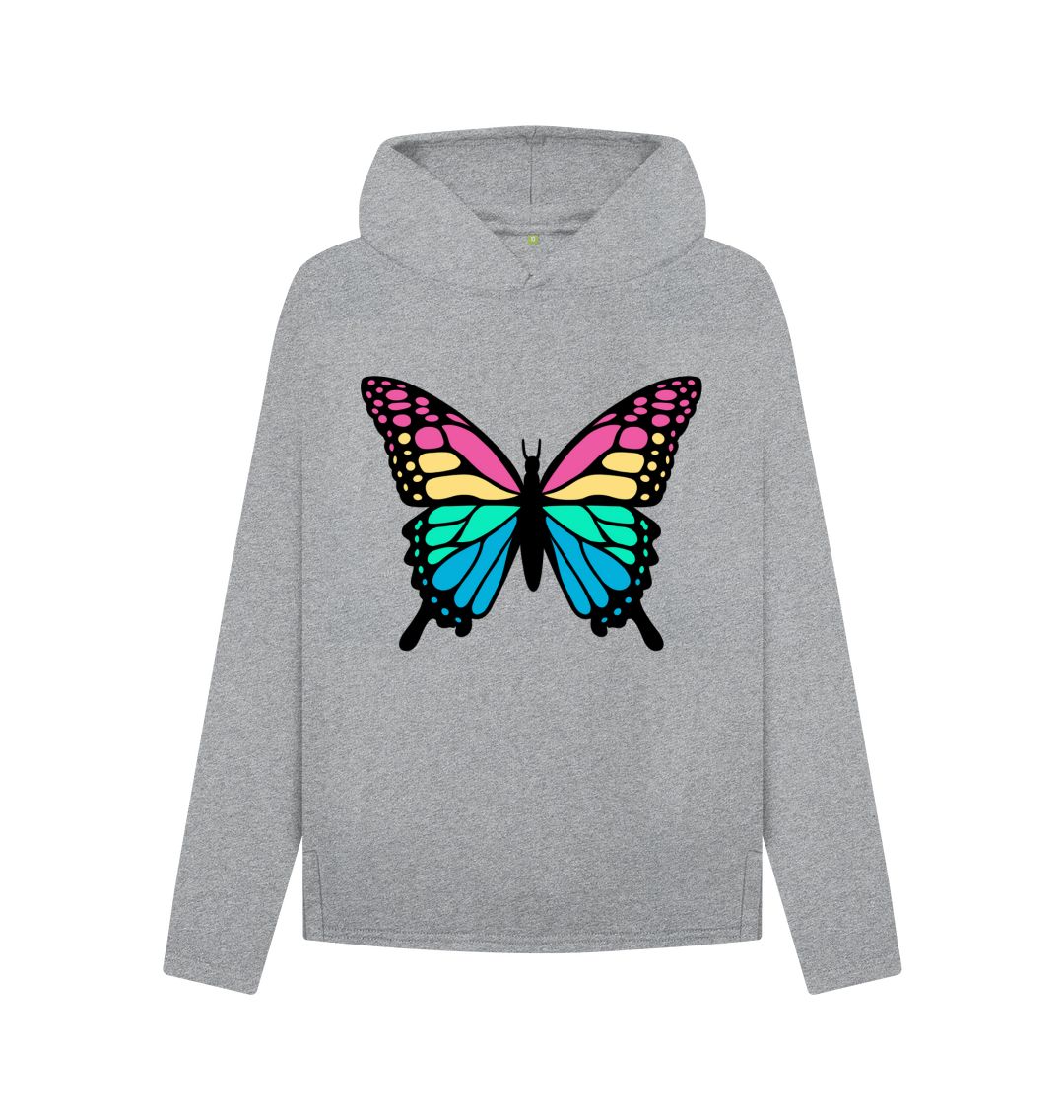 Athletic Grey Butterfly Hoody