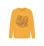 Mustard Octopus Long Sleeve Tee