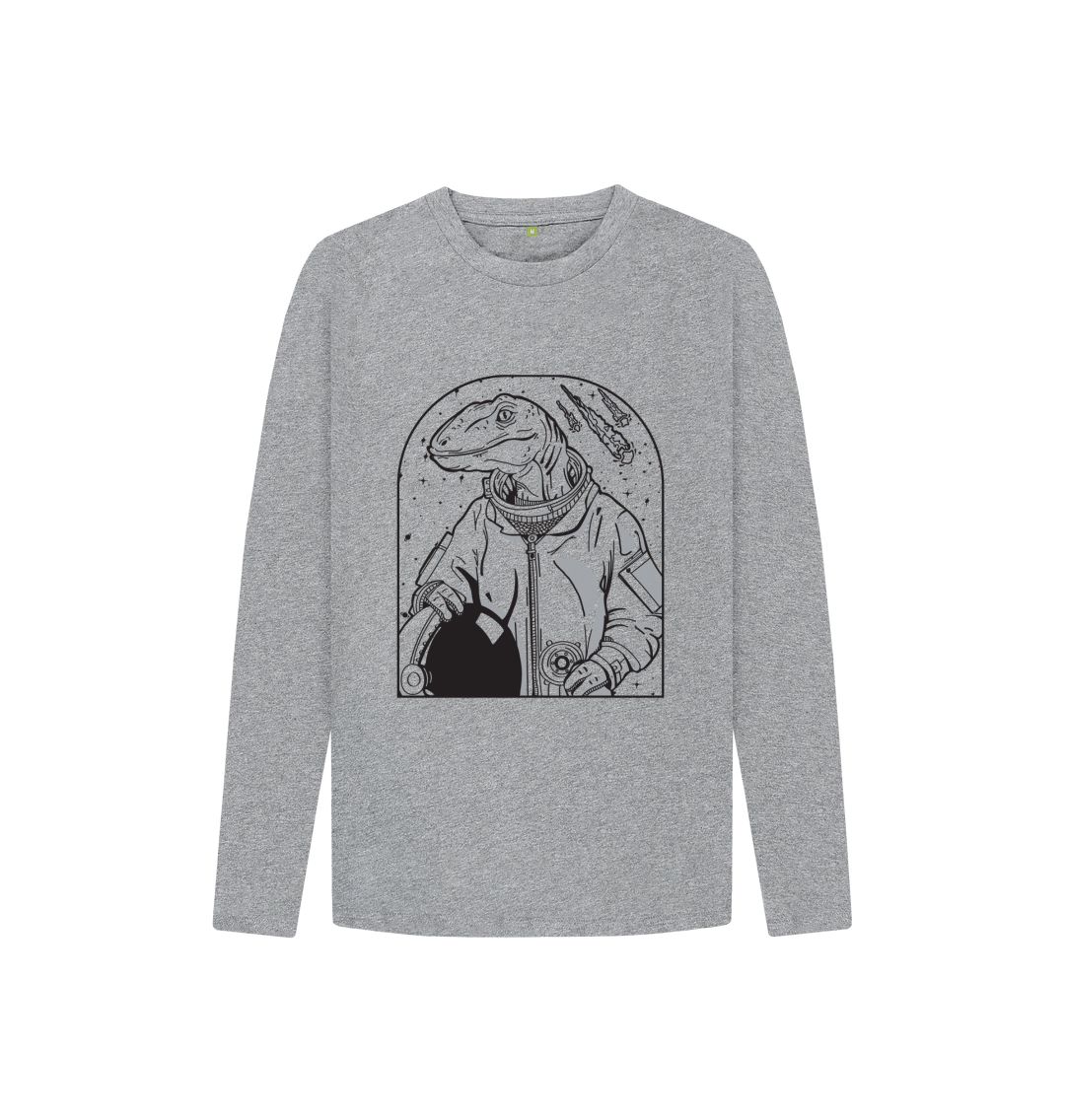 Athletic Grey Space Dino Jumper