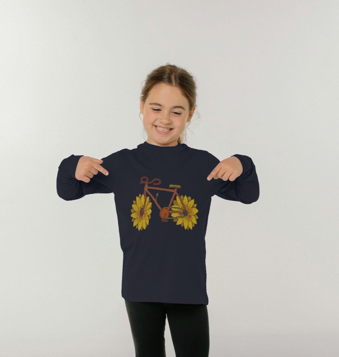 Sunflower Bike Long Sleeve Tee