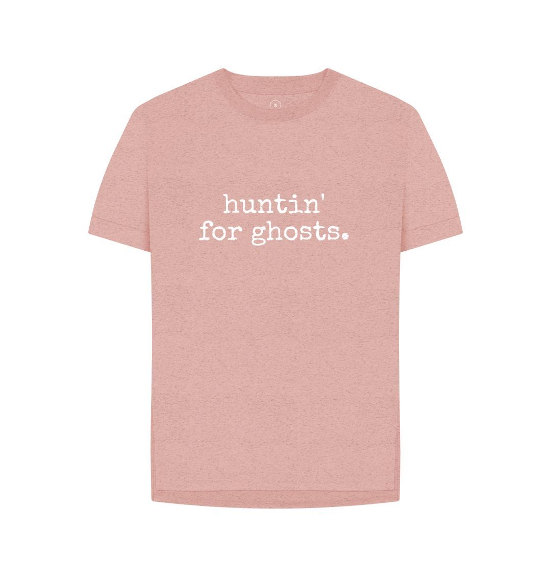 Sunset Pink Remill Relaxed Fit Huntin For Ghosts Tee