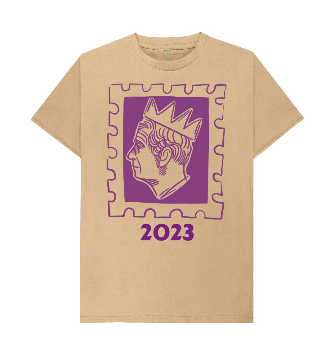 Sand Men' s King Charle's Stamp Tee