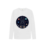 White Space Rocket Long Sleeve Tee