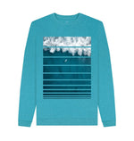 Ocean Blue Out to the Sea Sweater