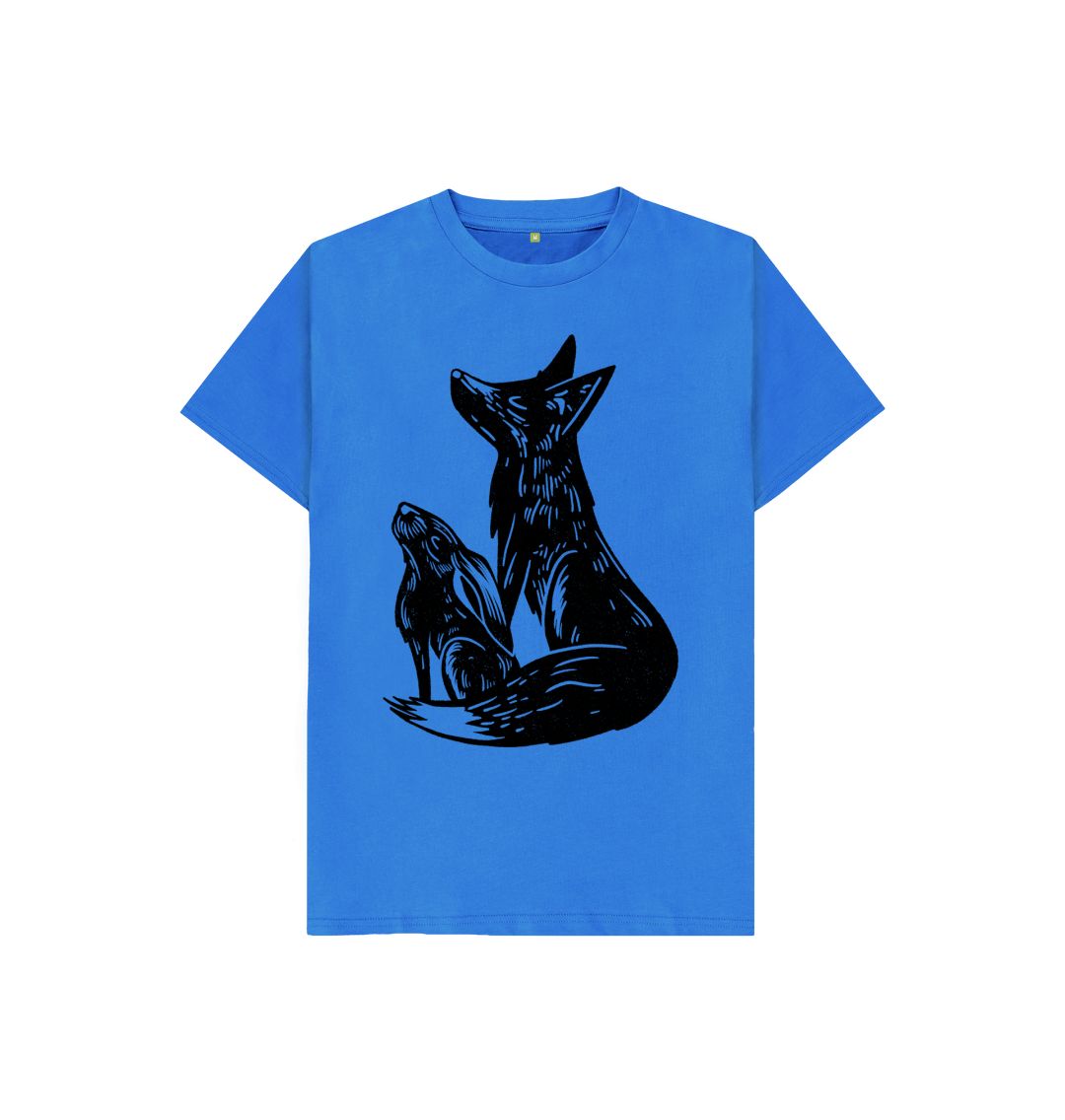 Bright Blue Fox Tee