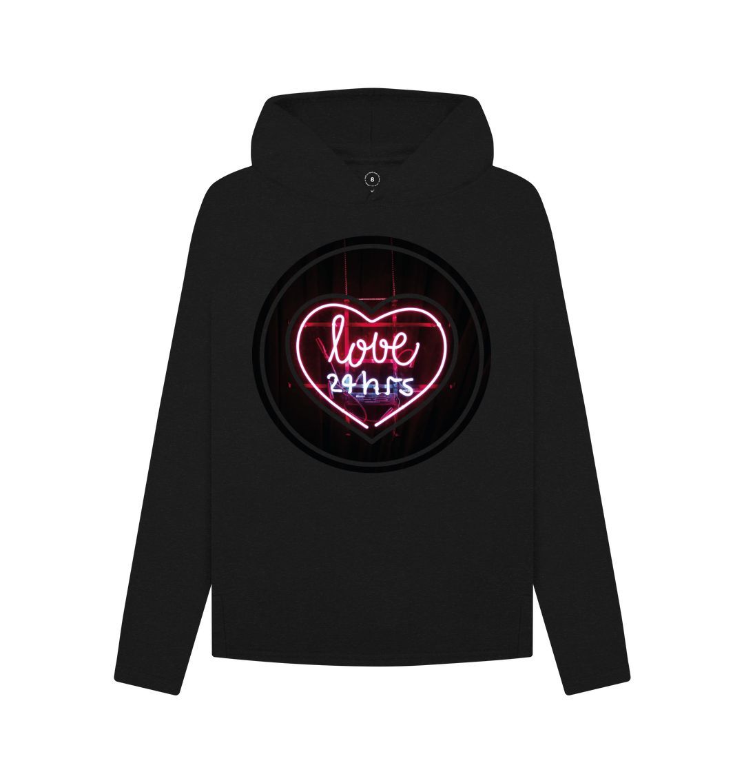 Black Women's Remill Love 24hrs Hoody