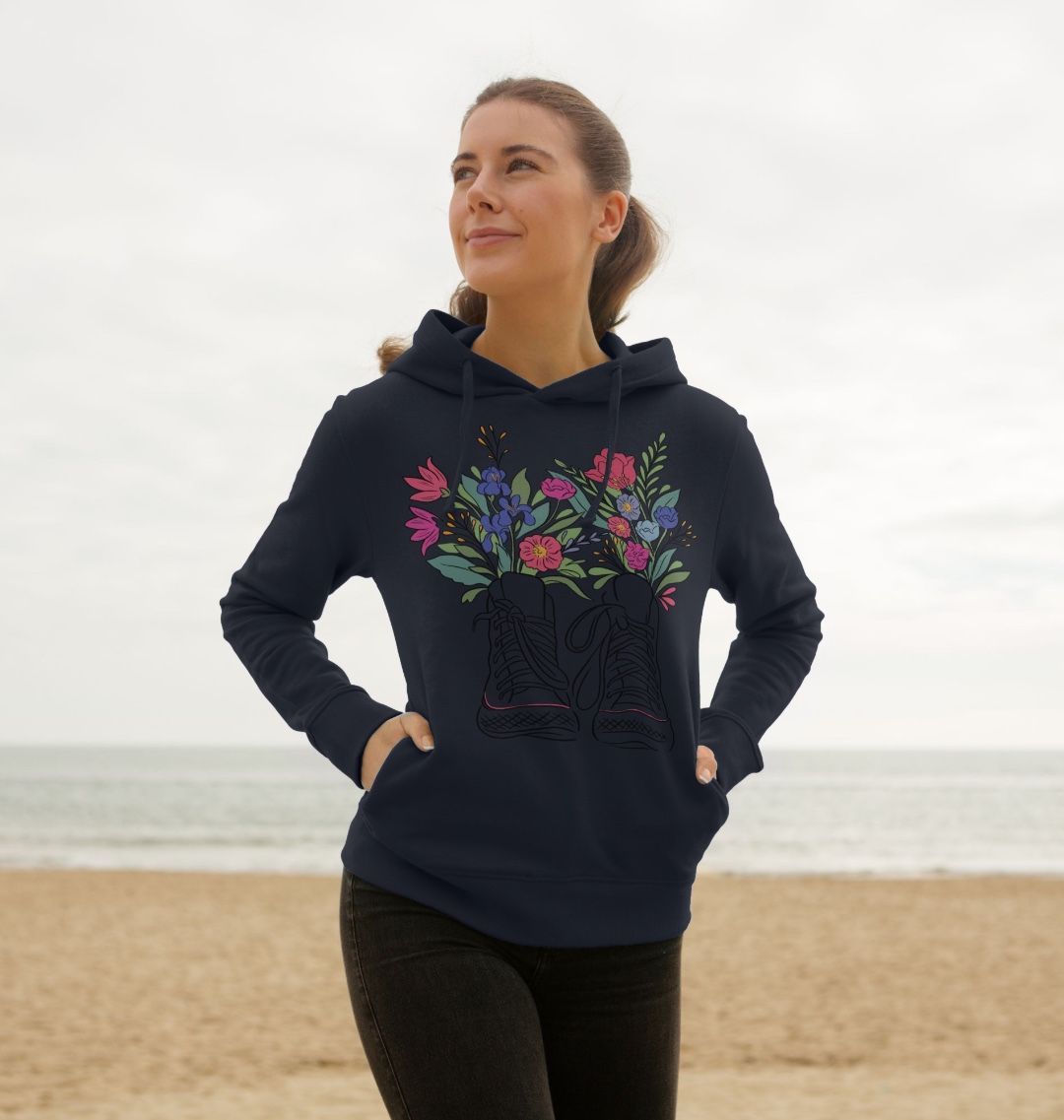 Flowers In The Shoes Hoodie