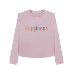 Mauve Happiness Boxy Jumper