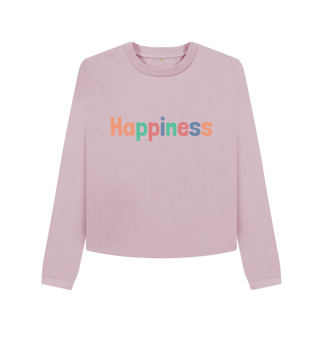 Mauve Happiness Boxy Jumper