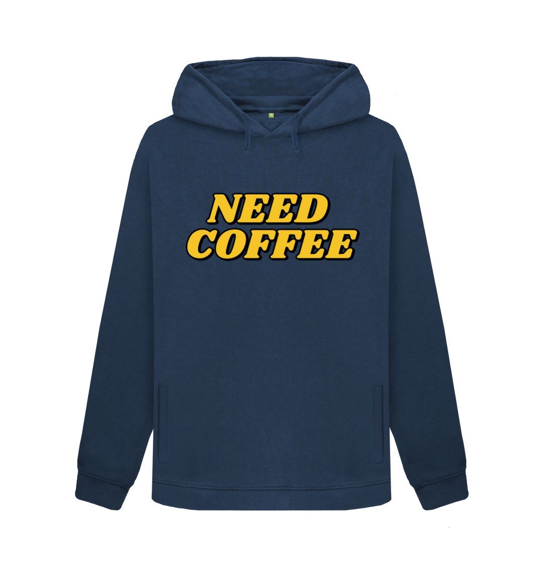 Navy Blue Need Coffee Hoody