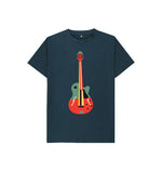 Denim Blue Guitar Tee