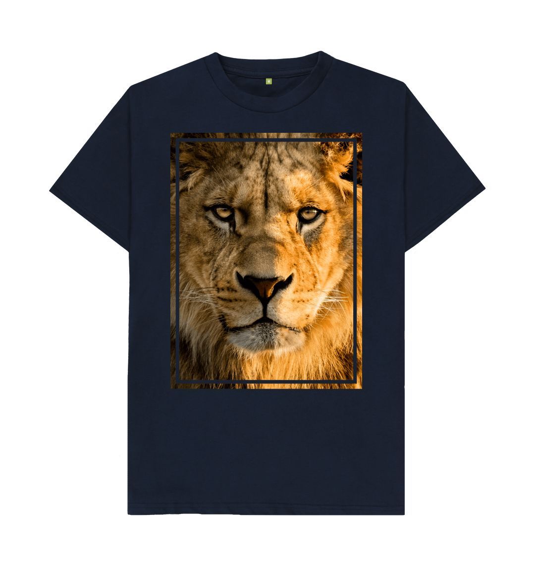 Navy Blue Fierce Lion