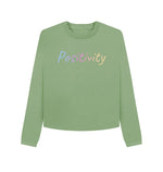 Sage Positivity Boxy Jumper