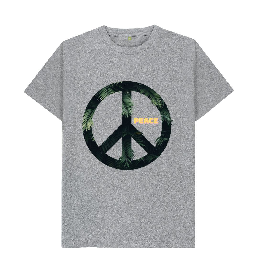 Athletic Grey Peace Around Tee