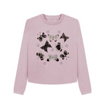 Mauve Multi Butterfly Boxy Jumper