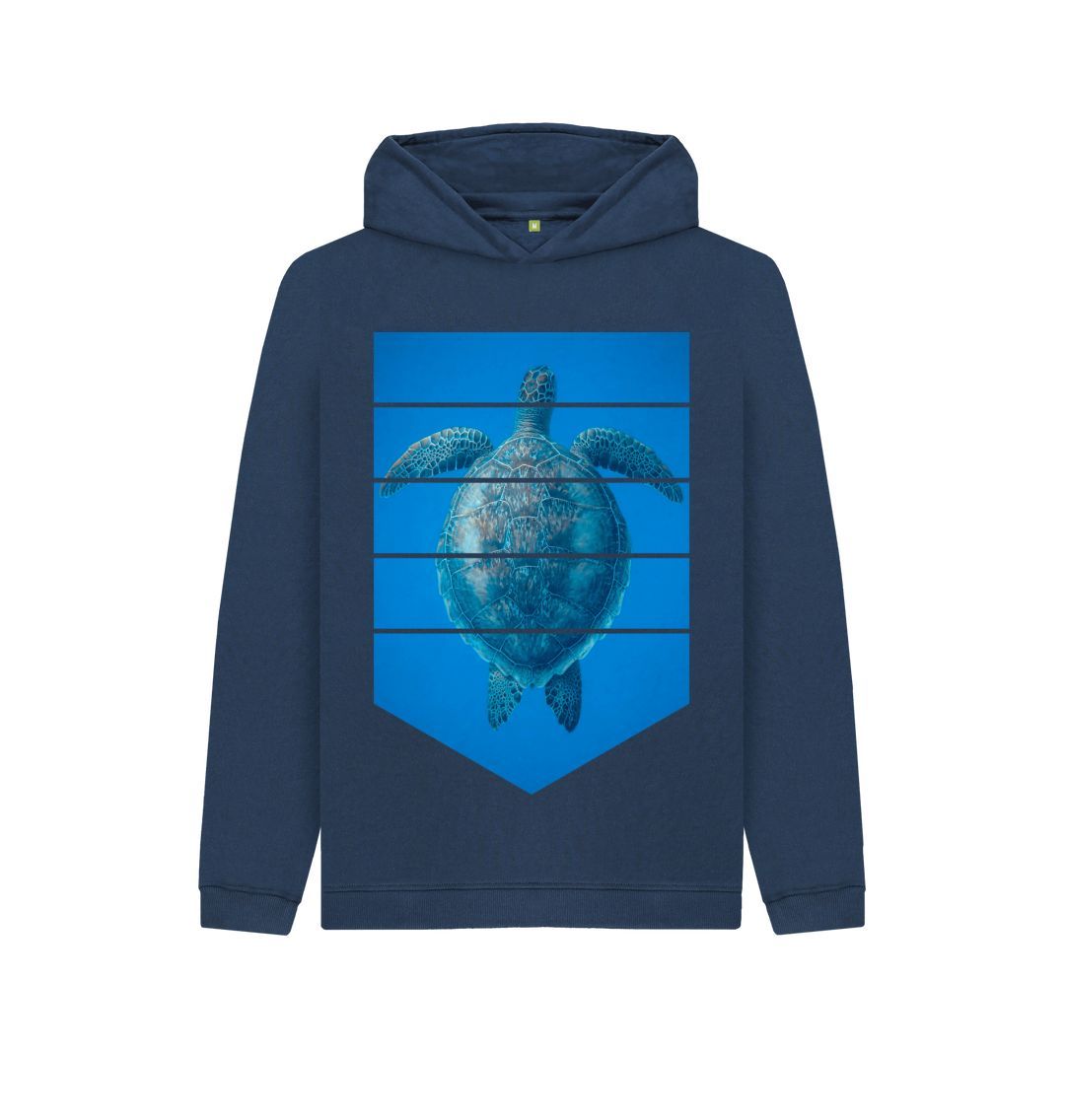 Navy Blue Turtle Hoody