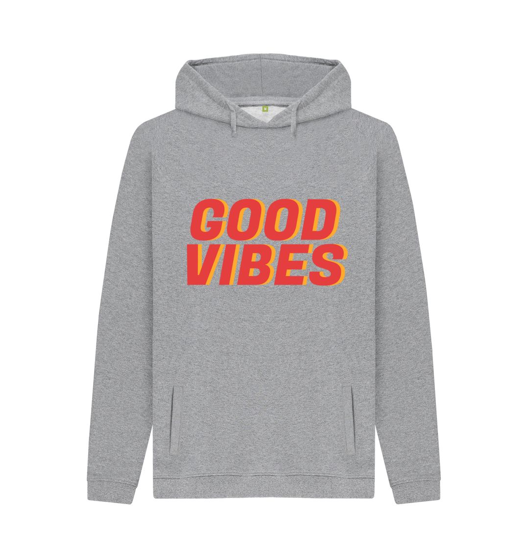 Light Heather Good Vibes Hoody