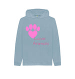 Stone Blue Love Animals Hoody